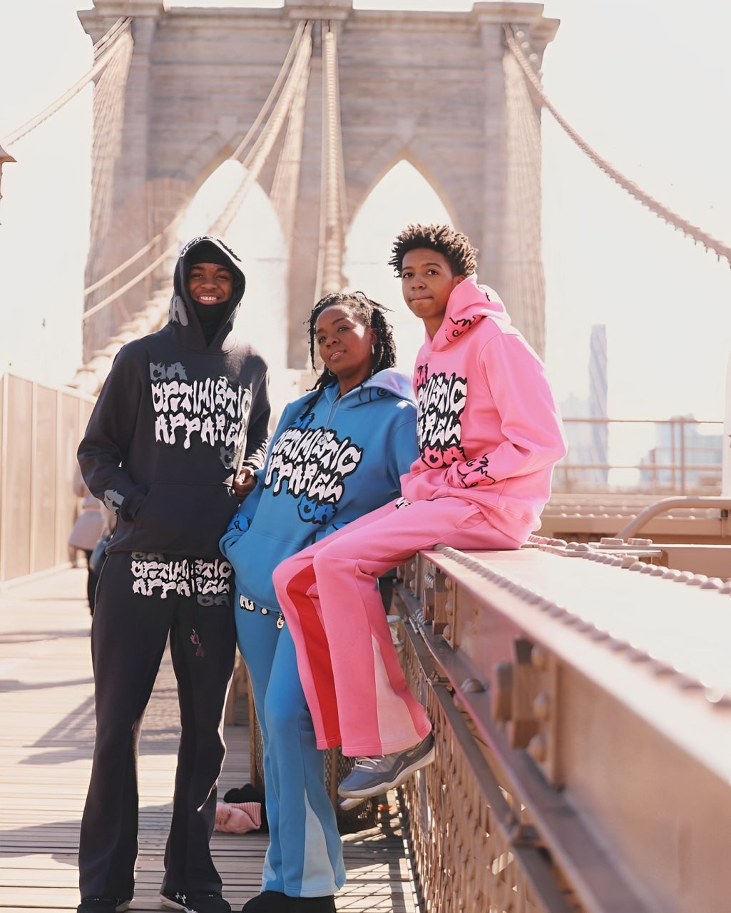 Optimistic Puff-Print Hoodie