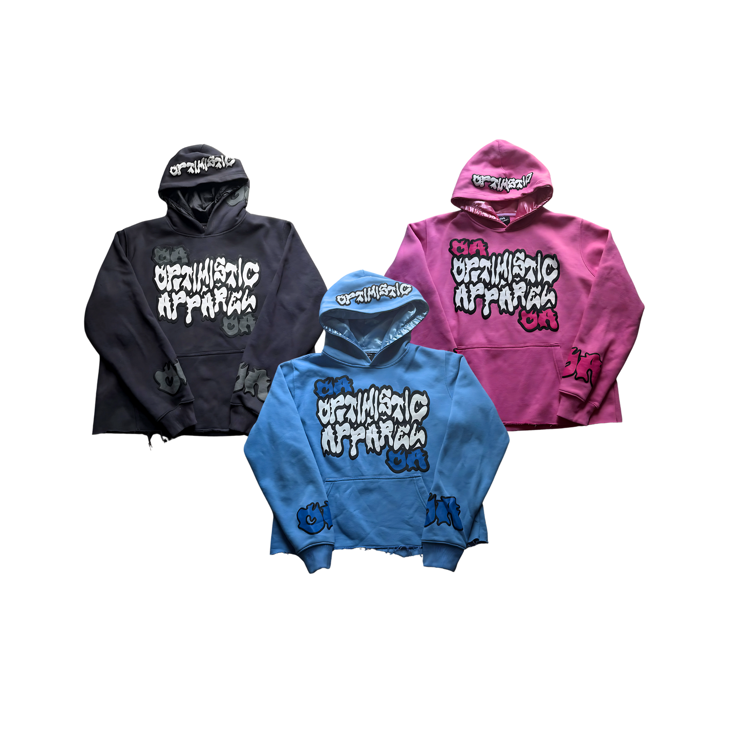 Optimistic Puff-Print Hoodie
