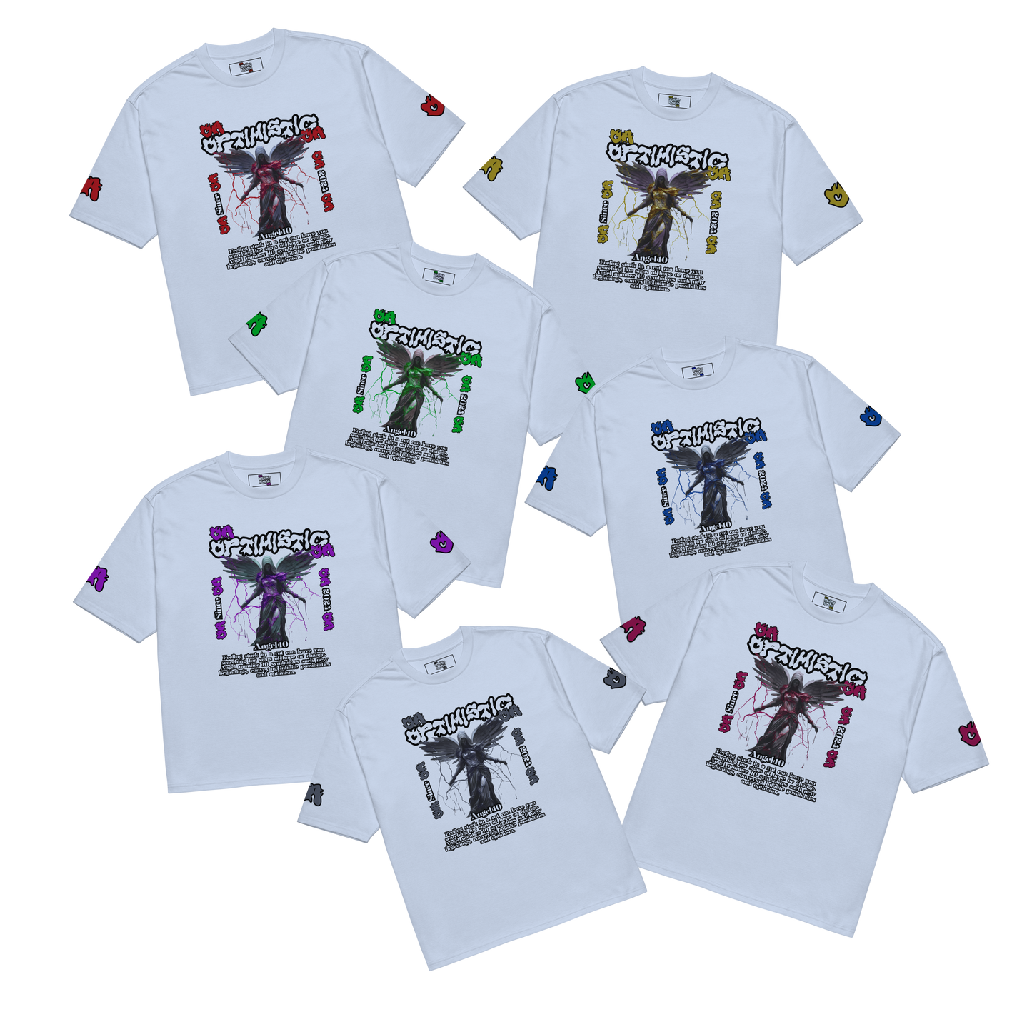 Oversized Angel10 Tee