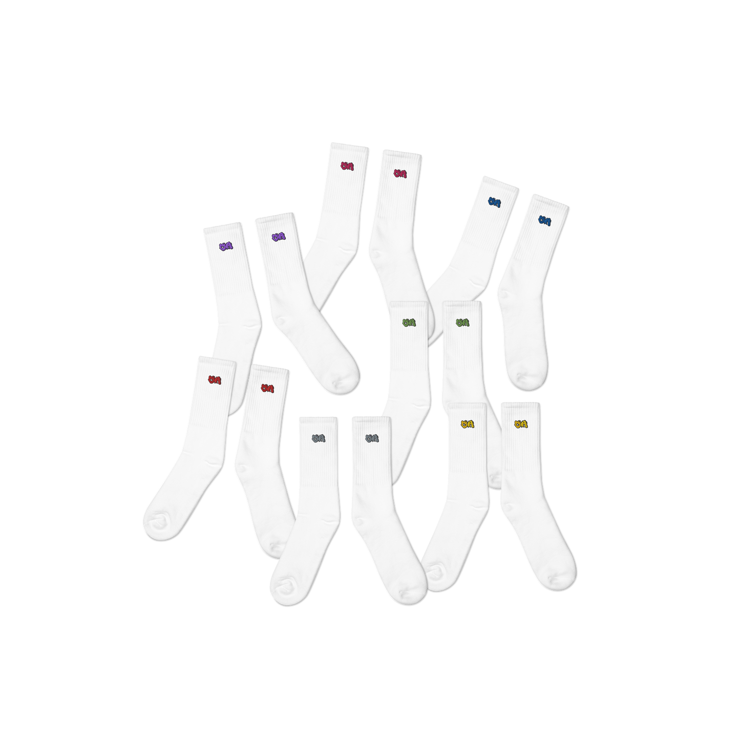 OA Embroidered Socks